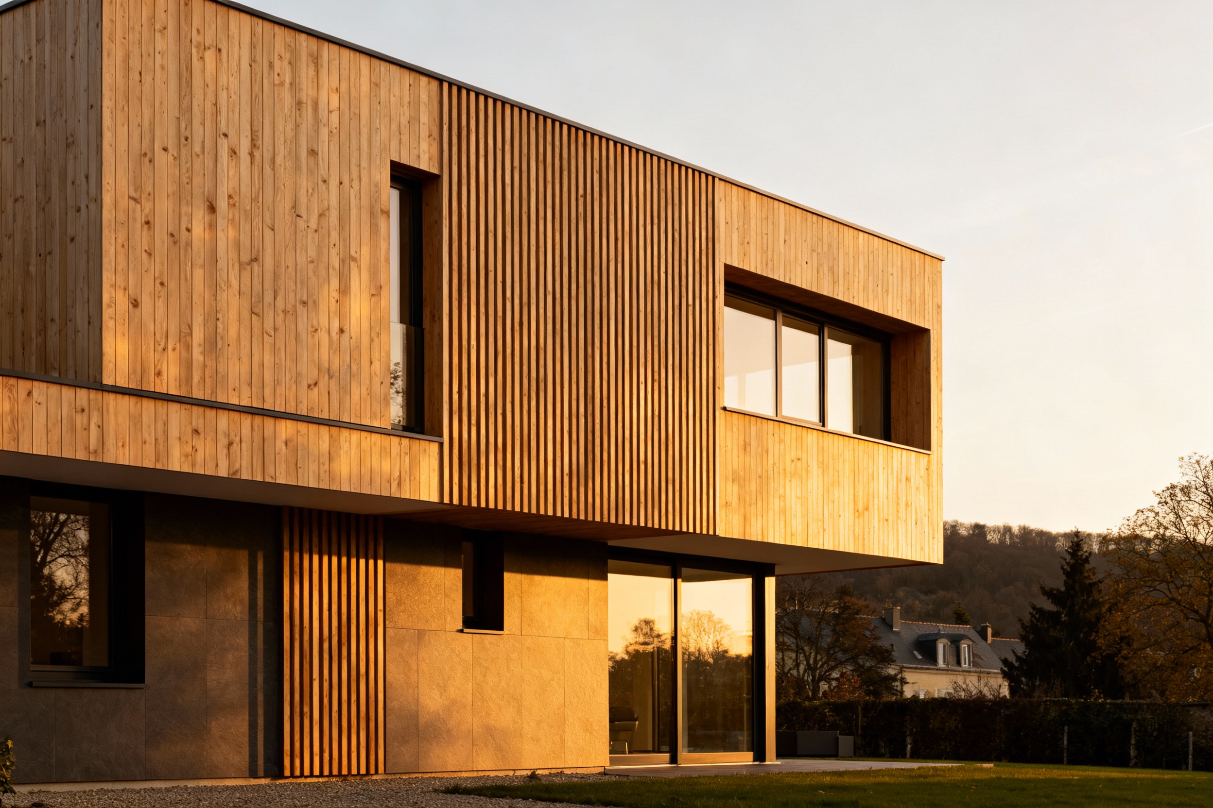 Bardage professionnel au Luxembourg - Architecture moderne