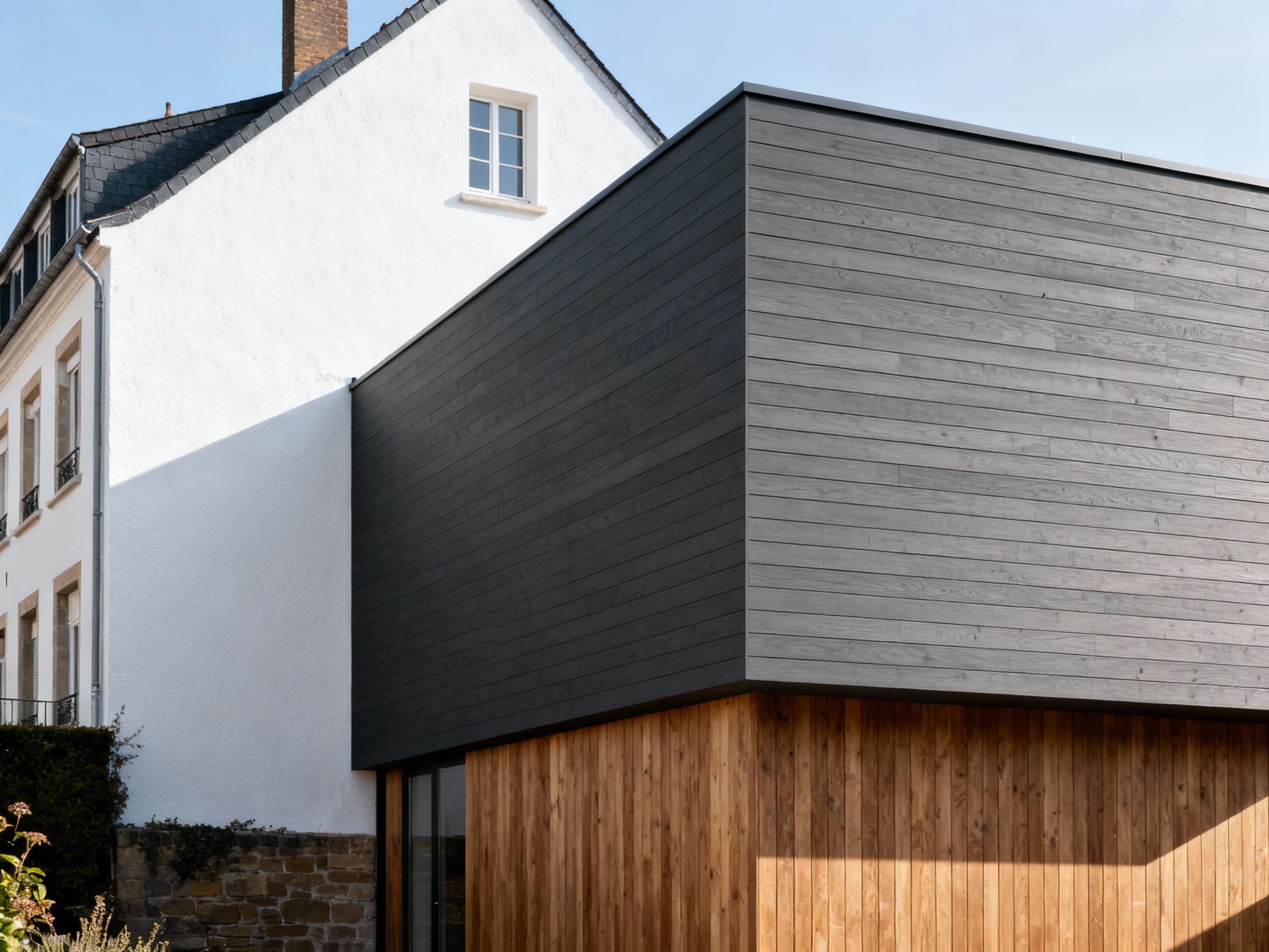 Immeuble résidentiel avec bardage composite