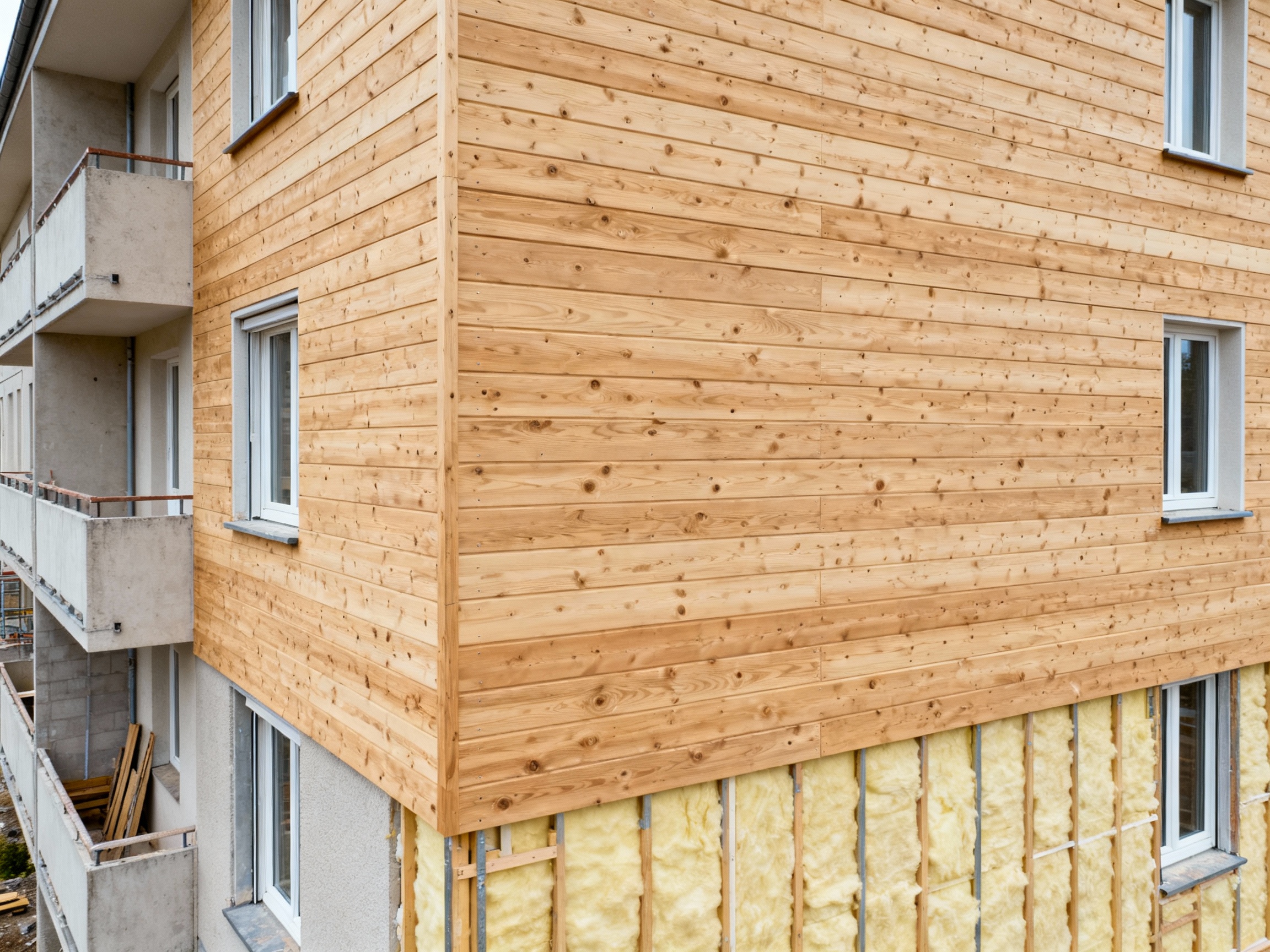 Centre commercial avec bardage métallique