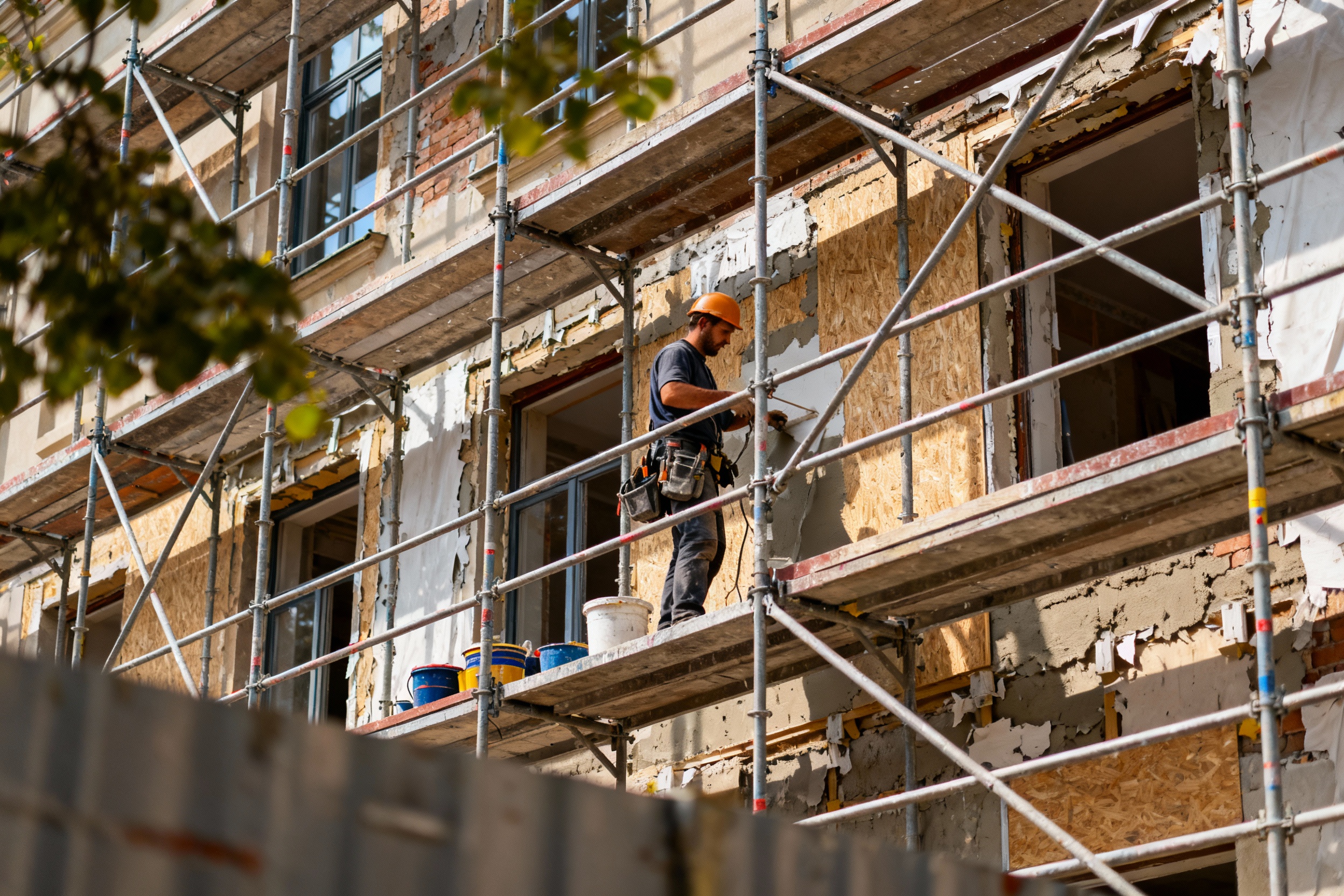 Rénovation façade Luxembourg